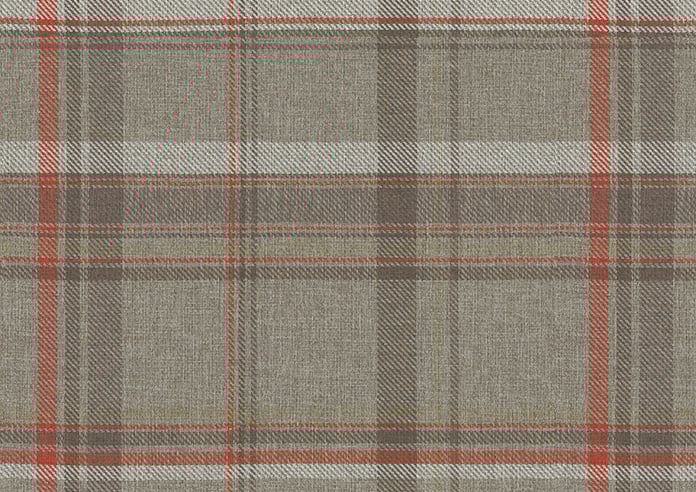 Macrae, Brown Tartan - Motorised Roman Blind - Image 7